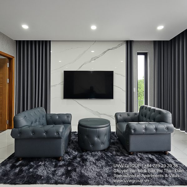 Modern villa for rent in Nha Be with private pool, 8 bedrooms, BBQ and limousine pickup
