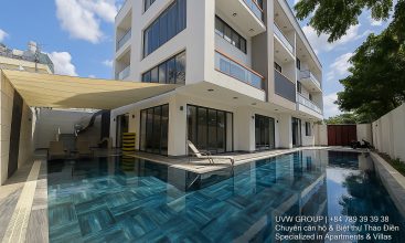 Modern villa for rent in Nha Be with private pool, 8 bedrooms, BBQ and limousine pickup