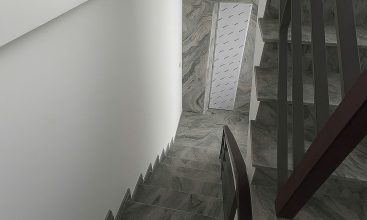 Modern 3-storey office building for rent in Thao Dien with 2 frontages, glass windows, and rooftop terrace