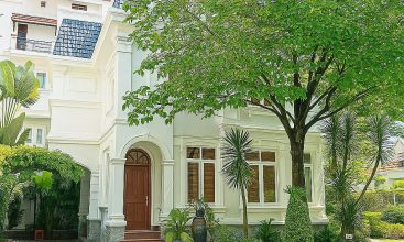 Spacious villa with a private garden and rooftop terrace in Thao Dien, District 2, Ho Chi Minh City.