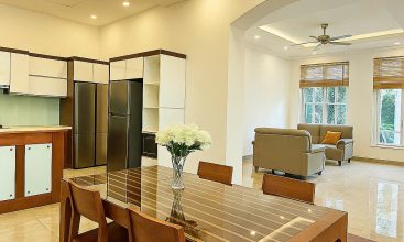 Spacious villa with a private garden and rooftop terrace in Thao Dien, District 2, Ho Chi Minh City.