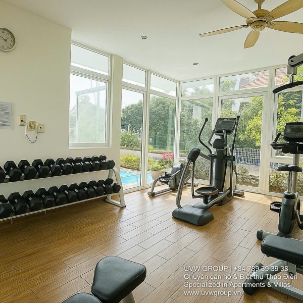 Spacious villa with a private garden and rooftop terrace in Thao Dien, District 2, Ho Chi Minh City.