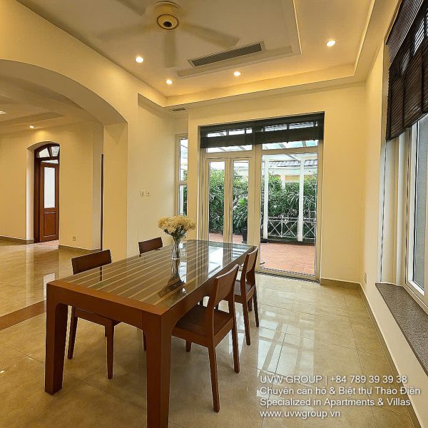 Spacious villa with a private garden and rooftop terrace in Thao Dien, District 2, Ho Chi Minh City.