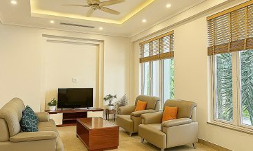 Spacious villa with a private garden and rooftop terrace in Thao Dien, District 2, Ho Chi Minh City.