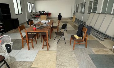 Main road frontage view of commercial space (shophouse style, G+1) for rent in Thao Dien, District 2.
