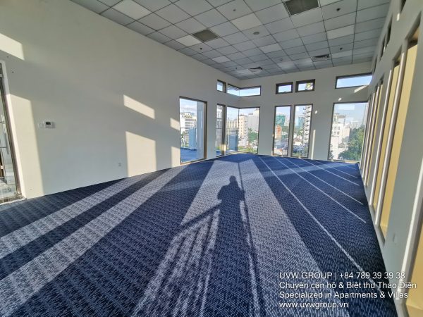 Exterior view of modern office building for rent on Pasteur Street, District 3, HCMC