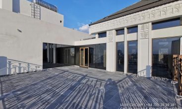 Exterior view of modern office building for rent on Pasteur Street, District 3, HCMC