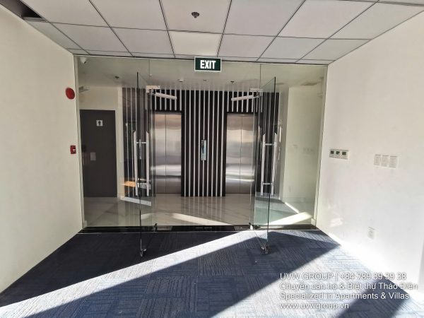 Exterior view of modern office building for rent on Pasteur Street, District 3, HCMC