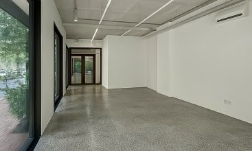 Building facade on Tran Luu Street, An Phu (Thu Duc City/D2) offering 1st & 2nd floor office space for rent.