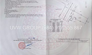 Prime residential land with a large area in Binh Tho Ward