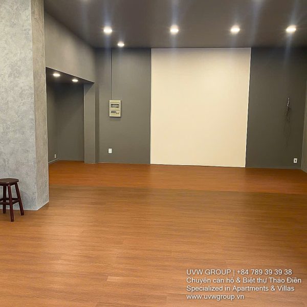 Exterior of 4-bedroom house (G+1+Rooftop structure) for rent on Street 7, An Phu, HCMC.