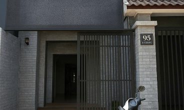Exterior of 4-bedroom house (G+1+Rooftop structure) for rent on Street 7, An Phu, HCMC.