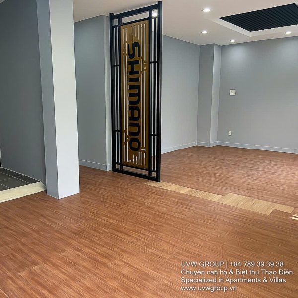 Exterior of 4-bedroom house (G+1+Rooftop structure) for rent on Street 7, An Phu, HCMC.
