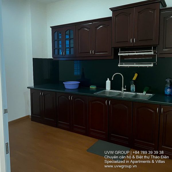 Exterior of 4-bedroom house (G+1+Rooftop structure) for rent on Street 7, An Phu, HCMC.