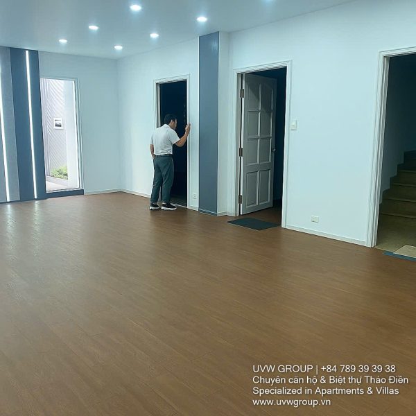 Exterior of 4-bedroom house (G+1+Rooftop structure) for rent on Street 7, An Phu, HCMC.