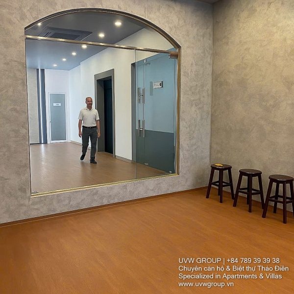 Exterior of 4-bedroom house (G+1+Rooftop structure) for rent on Street 7, An Phu, HCMC.