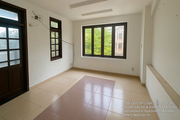 Premium 5-bedroom house with basement and rooftop for rent on Nguyen Qui Canh St, An Phu, HCMC.