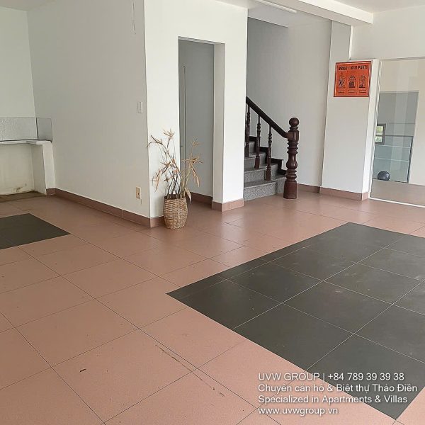 Premium 5-bedroom house with basement and rooftop for rent on Nguyen Qui Canh St, An Phu, HCMC.