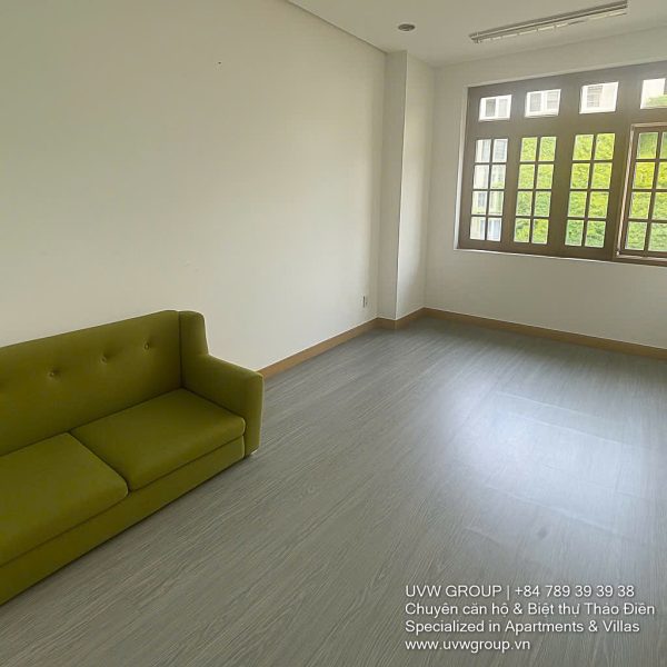 Premium 5-bedroom house with basement and rooftop for rent on Nguyen Qui Canh St, An Phu, HCMC.