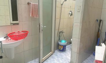 Exterior view of 4-floor, 6-bedroom house for rent on Nguyen Hoang St, An Phu, HCMC.