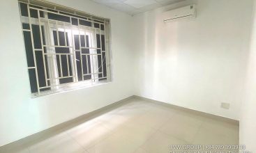 Exterior view of 4-floor, 6-bedroom house for rent on Nguyen Hoang St, An Phu, HCMC.