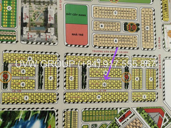 Residential land for sale lot G8 Thanh My Loi District 2