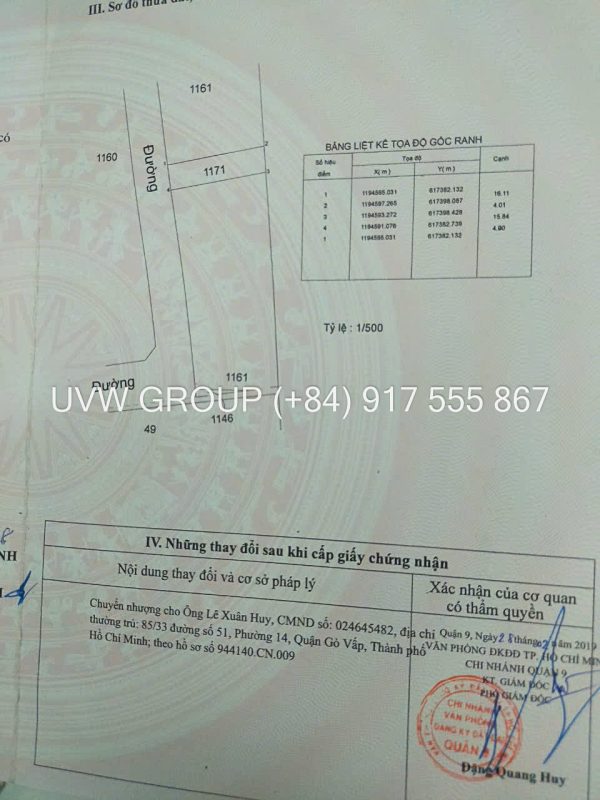 Selling residential land lot A8 Nam Khang In District 9