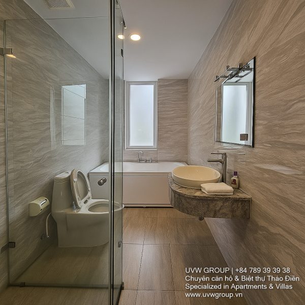 Front view of a 6-bedroom villa with private pool in Phu My, District 7
