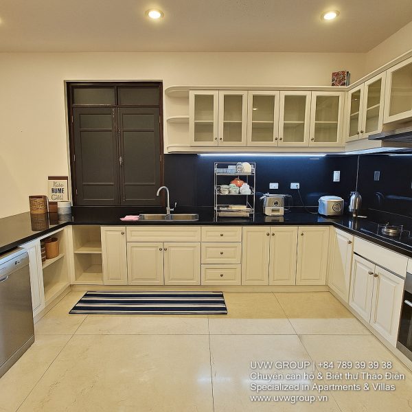 1. Front view of 5-bedroom villa with swimming pool in Thao Dien