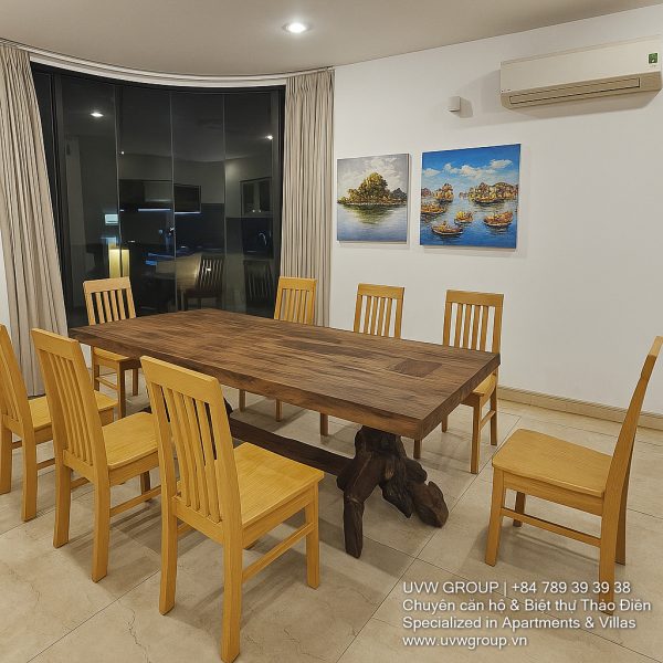 1. Front view of 5-bedroom villa with swimming pool in Thao Dien