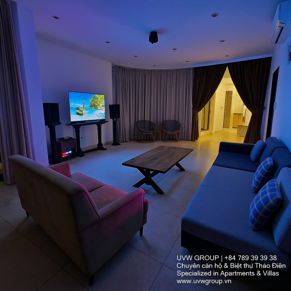 1. Front view of 5-bedroom villa with swimming pool in Thao Dien