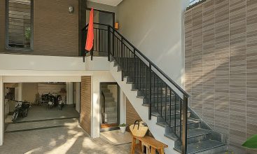 Exterior corner view of the 4-bedroom villa (basement, G+2 floors) available for rent in An Phu, D2.