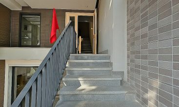 Exterior corner view of the 4-bedroom villa (basement, G+2 floors) available for rent in An Phu, D2.