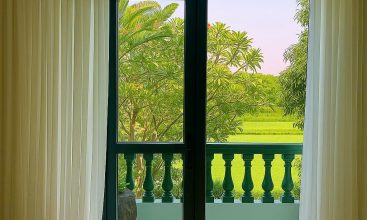 Luxury compound villa exterior with large frontage on Nguyen Van Huong, Thao Dien 2.