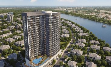 Luxury 3-bedroom apartment for sale at Thao Dien Green with river view, high floor, pink book in hand
