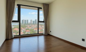 Luxury 3-bedroom apartment for sale at Thao Dien Green with river view, high floor, pink book in hand