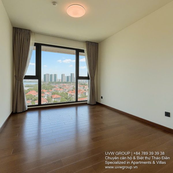 Luxury 3-bedroom apartment for sale at Thao Dien Green with river view, high floor, pink book in hand