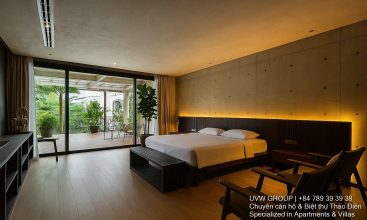 Front view of luxury villa for sale in Thao Dien, District 2 with private pool and garden