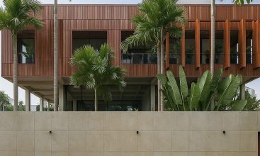 Front view of luxury villa for sale in Thao Dien, District 2 with private pool and garden