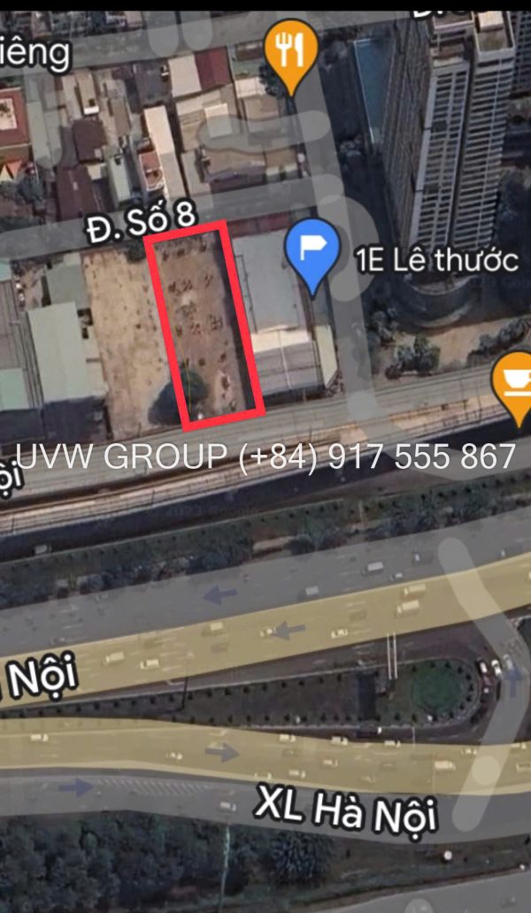 Vacant land for rent in Thao dien Ward – Thu duc City